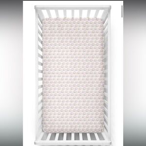 Little Sleepies Pastel Rainbows Fitted Crib Sheet